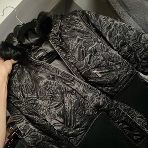 BEBE BLACK JACKET SMALL